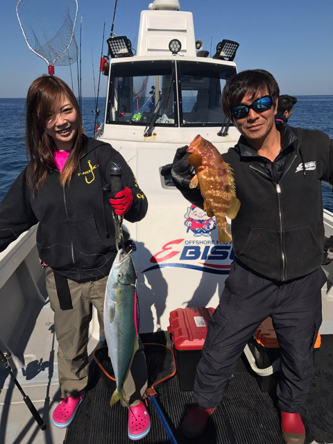 網野沖 ebisu船のジギングでハマチ・メジロ・ブリ釣果