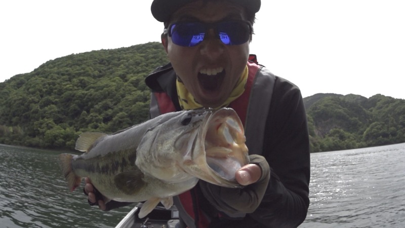 岡山県 河本ダムのルアー釣りでバス釣果