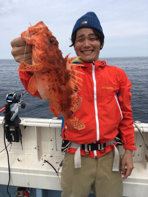三重県 尾鷲の船釣りで鬼カサゴ釣果