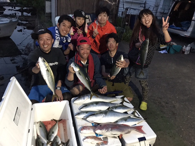 日本海 丹後 老嶋丸さんのジギングで青物釣果