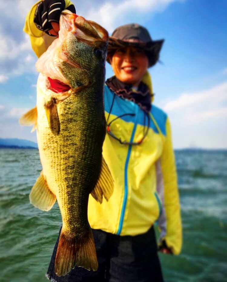 琵琶湖 バスボートでブラックバス釣果