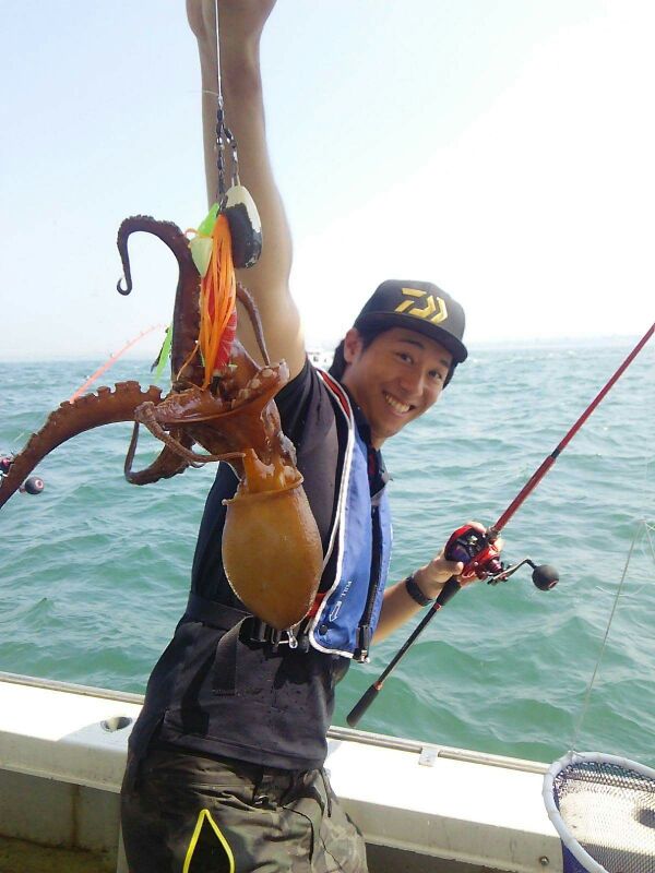 明石の乗合船丸松さんでタコ釣果