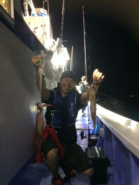 鳥取 久幸丸さん イカメタルでマイカ釣果