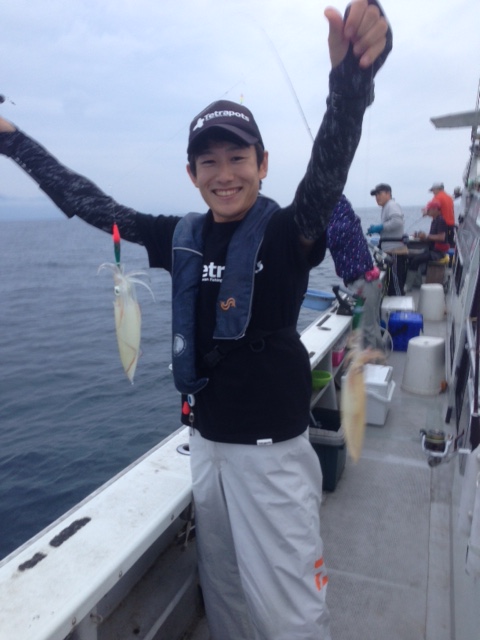 福井県小浜の佐藤丸さん イカメタルでマイカ釣果