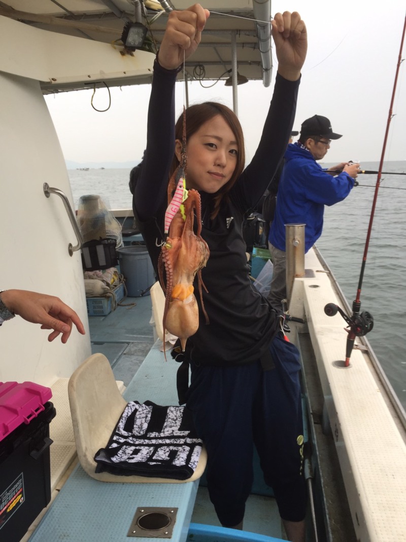 明石の船つりでタコ釣果