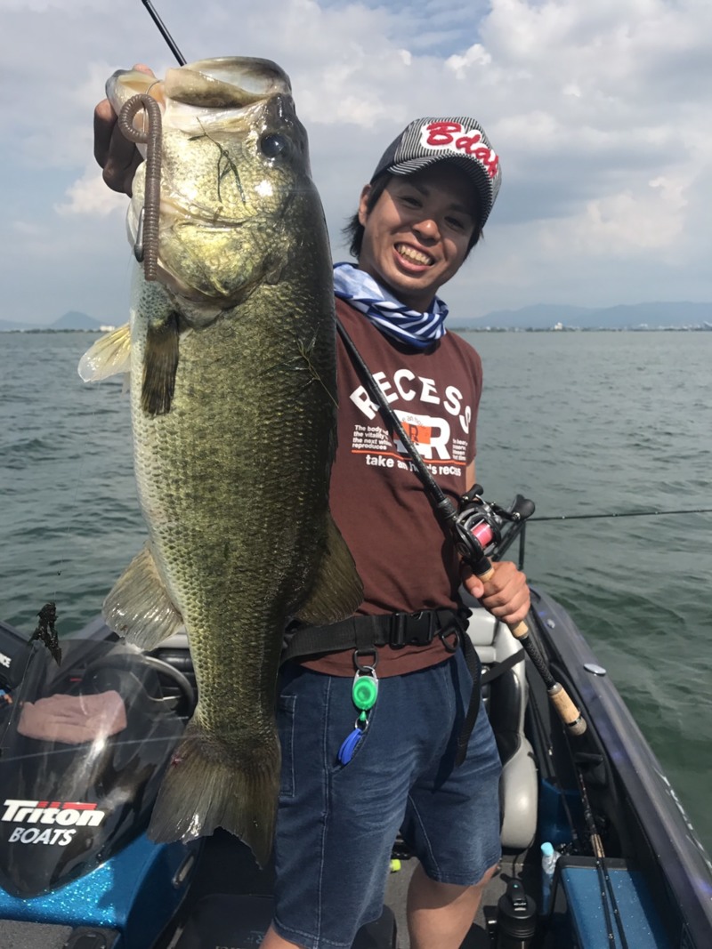 琵琶湖 パンチショットリグでブラックバス釣果
