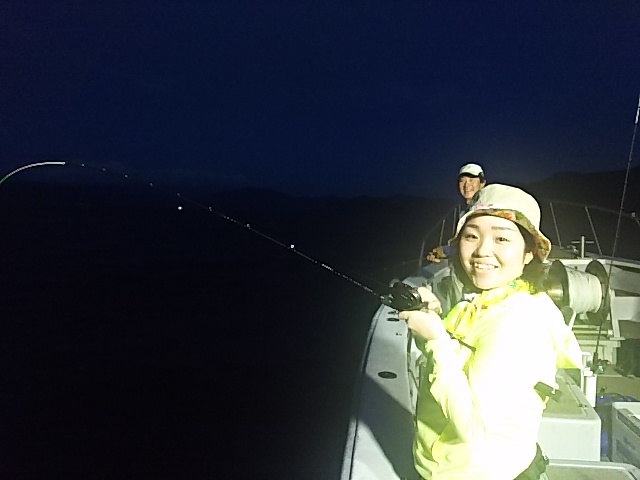 福井県小浜沖 イカメタルゲームでマイカ釣果