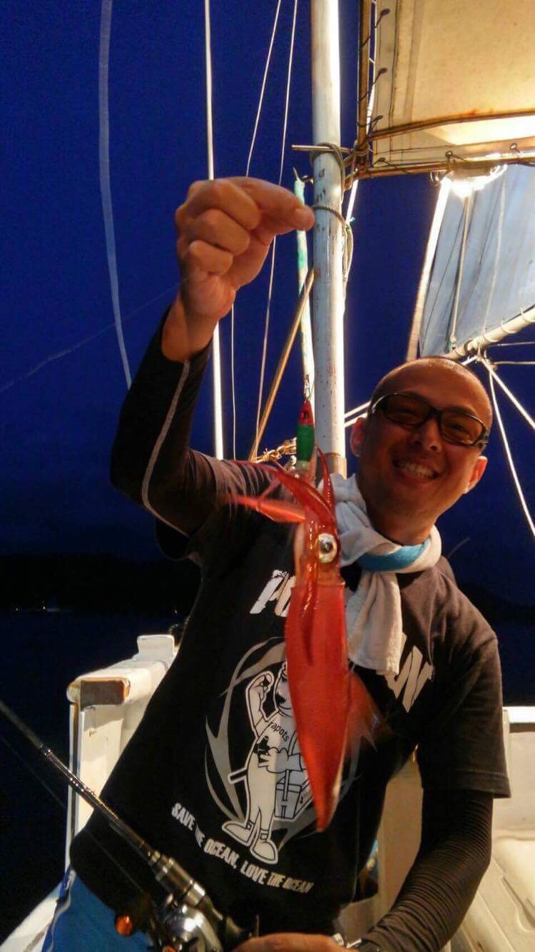 和歌山南紀 イカメタルでケンサキイカ釣果
