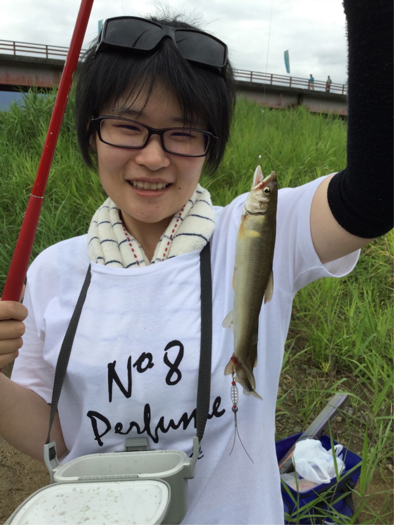 琵琶湖のウキ釣りで小鮎釣果