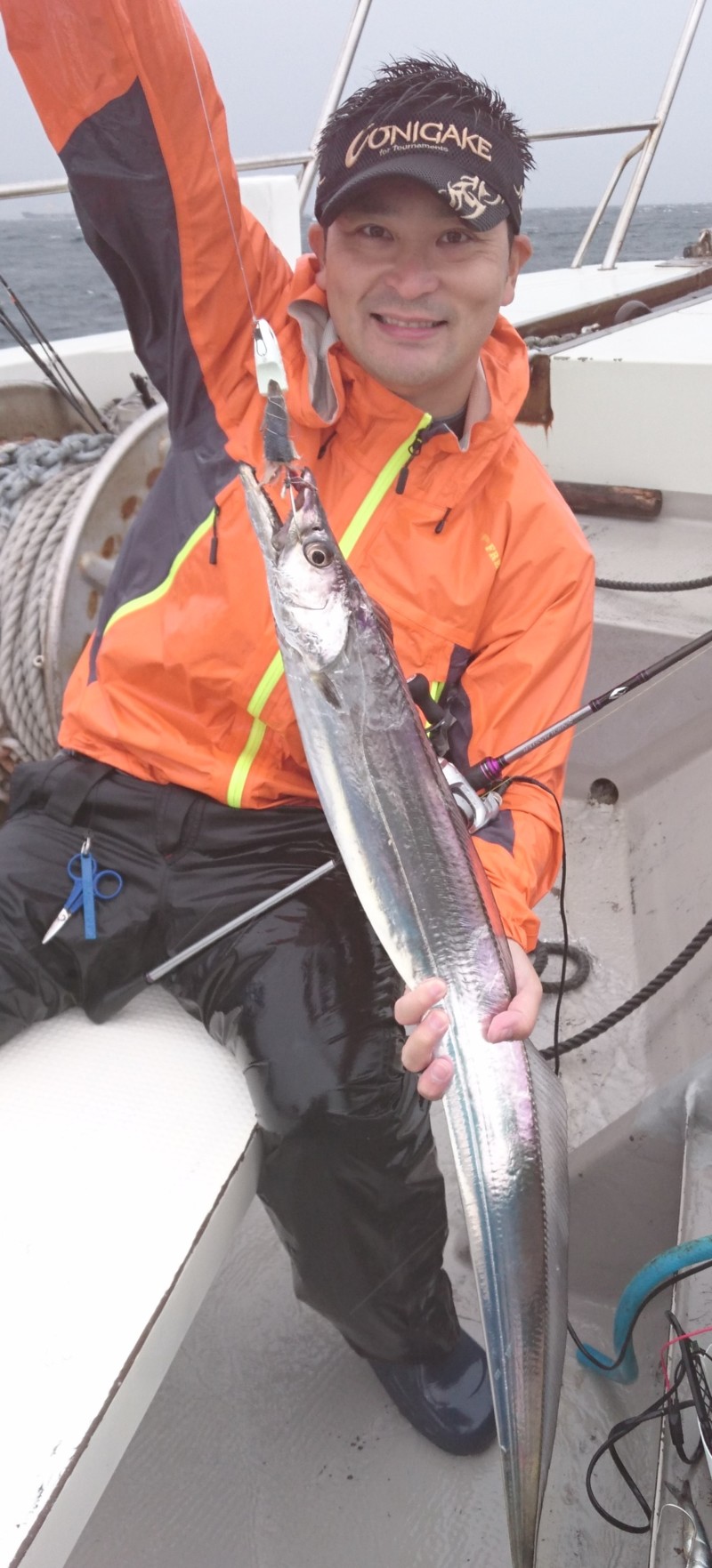 神戸沖の船タチウオでタチウオ釣果