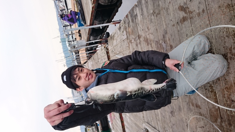 貸し切りで海釣りぽーと田尻さんへ