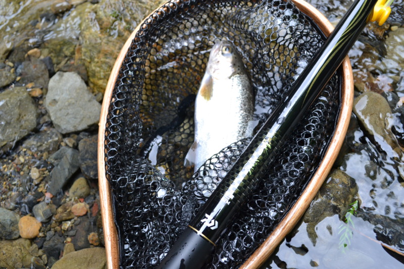 二刀流で狙う初夏の渓魚