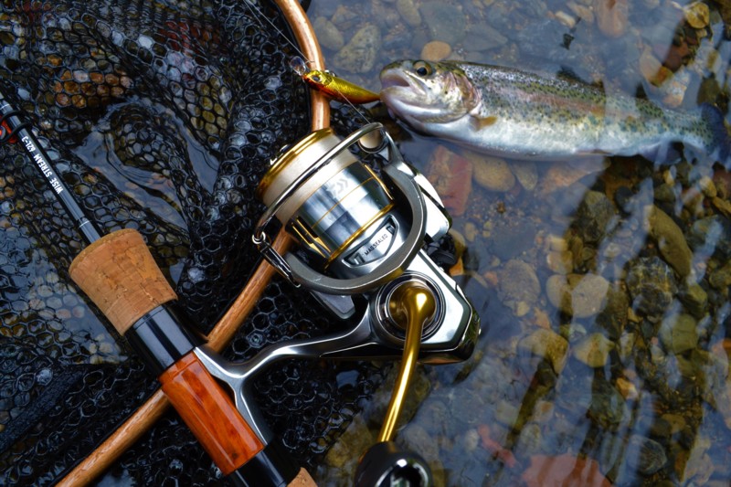 二刀流で狙う初夏の渓魚