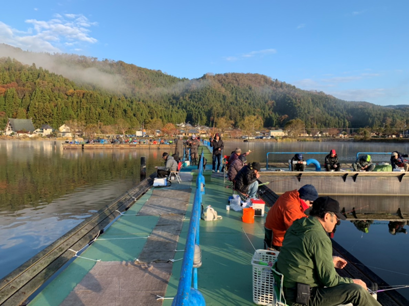 滋賀県余呉湖のワカサギ釣り釣果