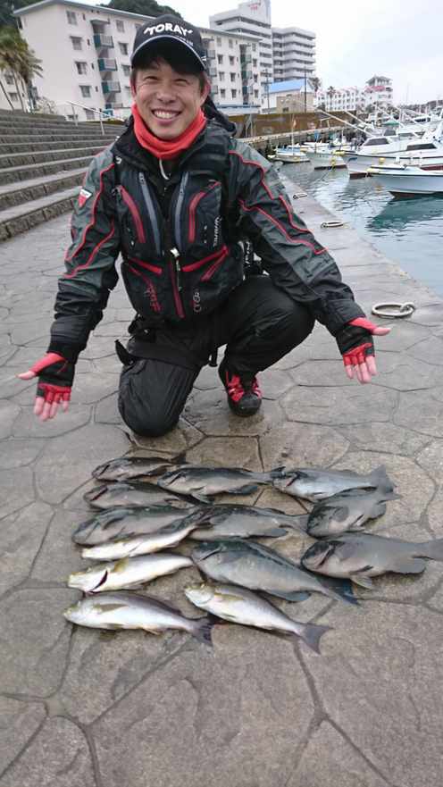 和歌山県南紀すさみで磯釣り!38cmのグレをキャッチ!