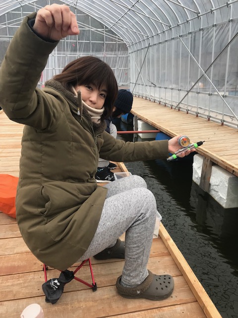 兵庫県川辺郡 天神釣池でホンモロコ釣り