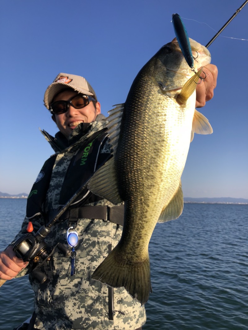琵琶湖でハードベイトゲーム│バスフィッシング