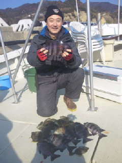 「淡路島沼島沖」船釣り|サンバソウ・カワハギ釣果