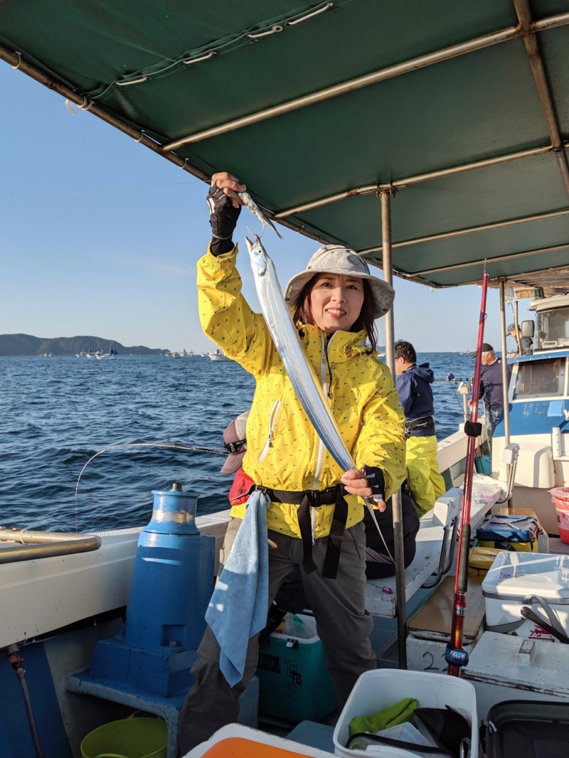 NEWロッドで挑んだ船タチウオ