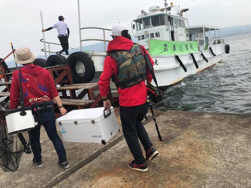 武庫一でショアジギ朝練