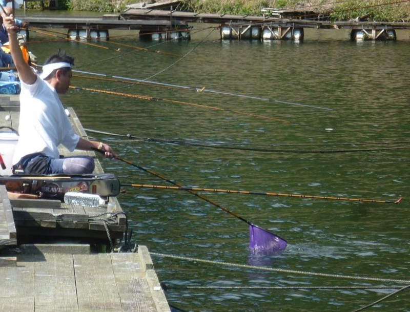 自然の中でへら釣りを満喫!