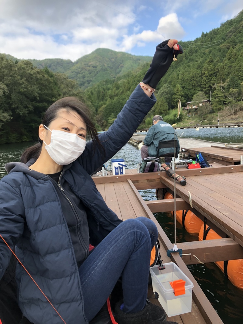 ワカサギ調査へ長谷大池へ!