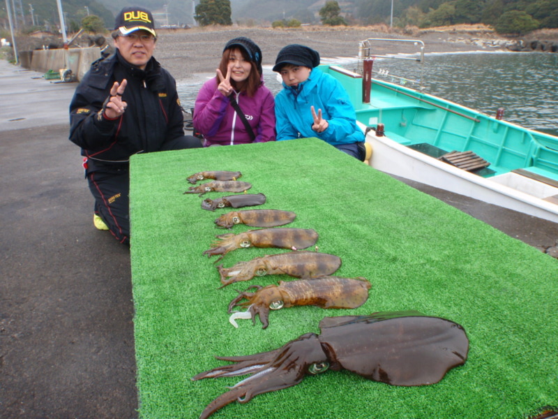 「三重県」エギング ティップラン|アオリイカ釣果