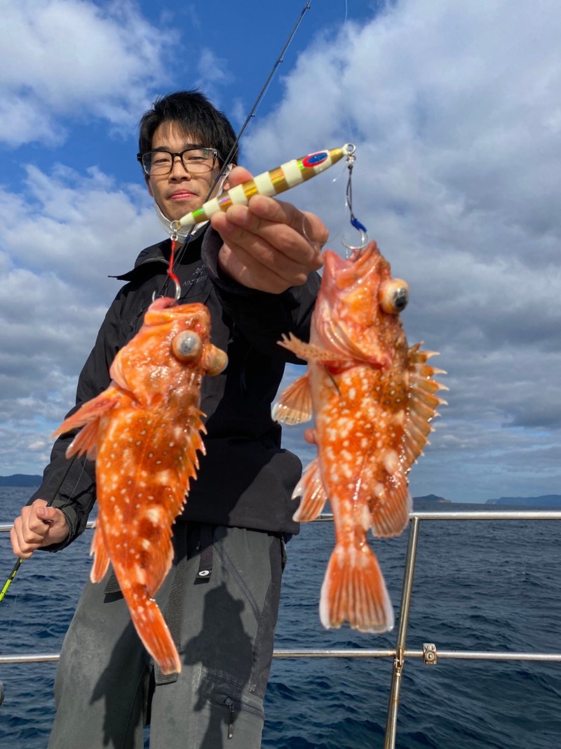京都府隠岐の島TRUSTの船釣りでタラ・カジカ釣果