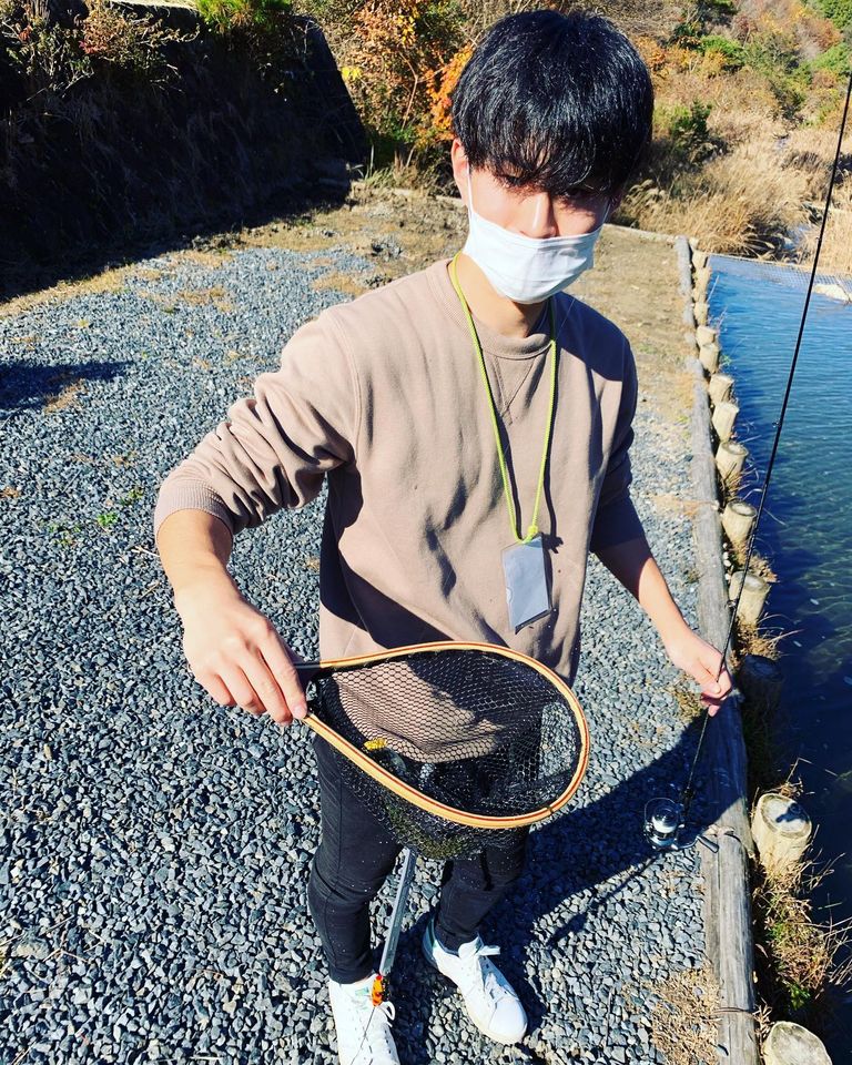 京都府なごみの湖の管理釣り場でトラウト釣果