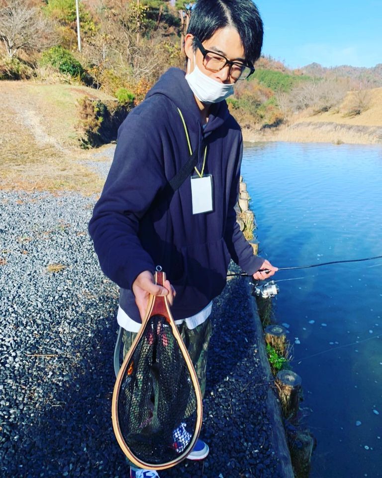 京都府なごみの湖の管理釣り場でトラウト釣果