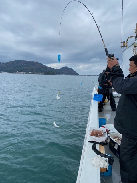 福井県田中渡船のサビキ釣りでマアジ・チヌ・カワハギ・小鯛釣果