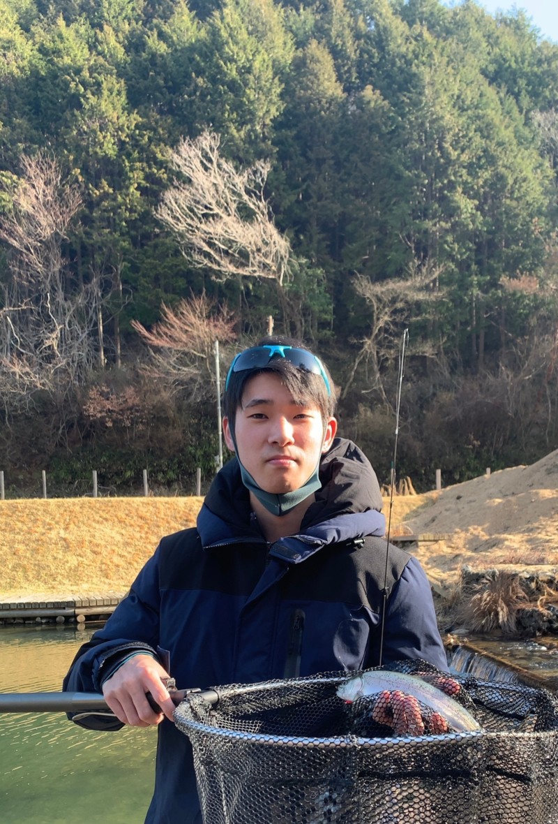 京都府のなごみの湖湯船森林公園でトラウト釣果