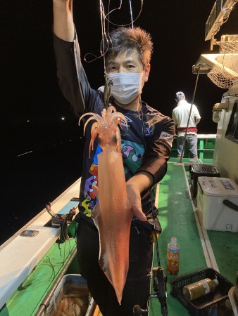 福井県小浜福丸の船釣りでケンサキイカ釣果