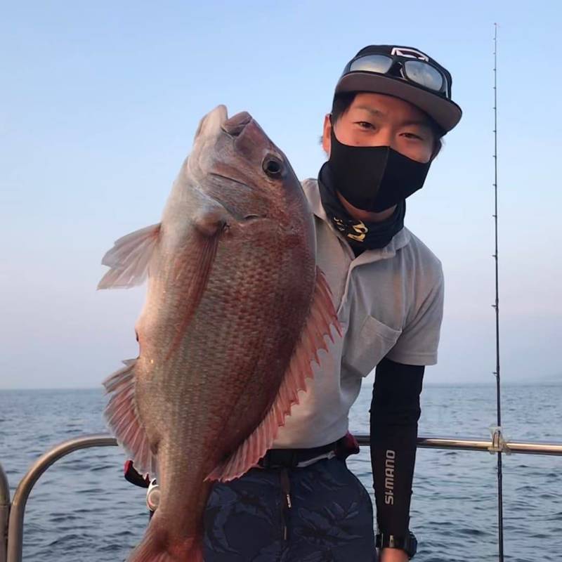 兵庫県明石市大雄丸の船釣りでマダイ釣果