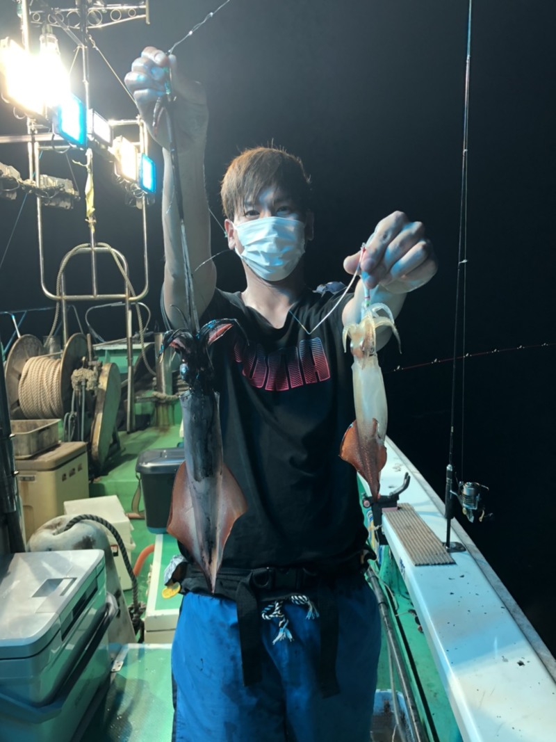 福井県小浜福丸の船釣りでイカ釣果