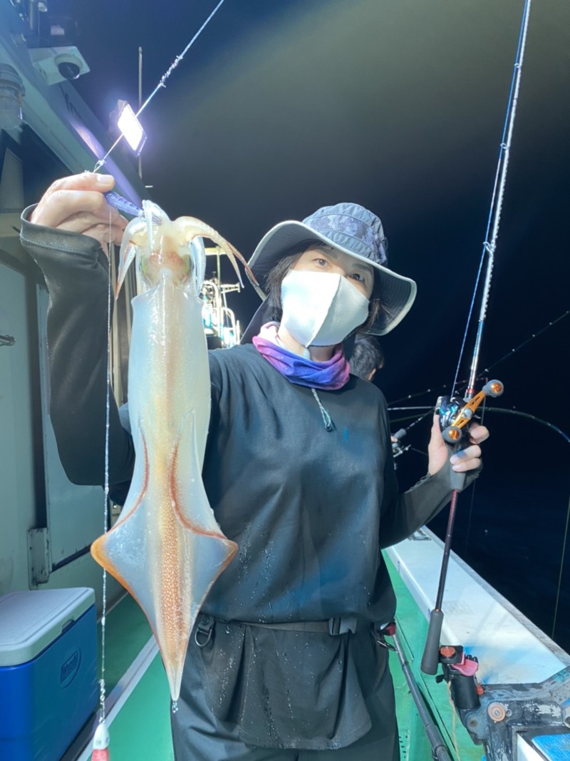 福井県小浜福丸の船釣りでイカ釣果