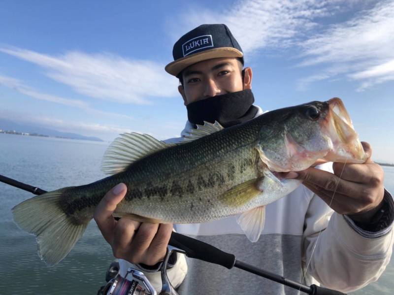 滋賀県琵琶湖のボートバス釣りでバス釣果
