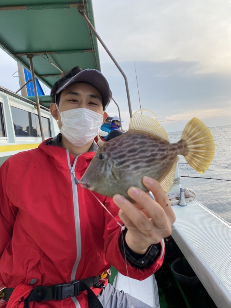 和歌山県 三邦丸の船釣りでカワハギ釣果