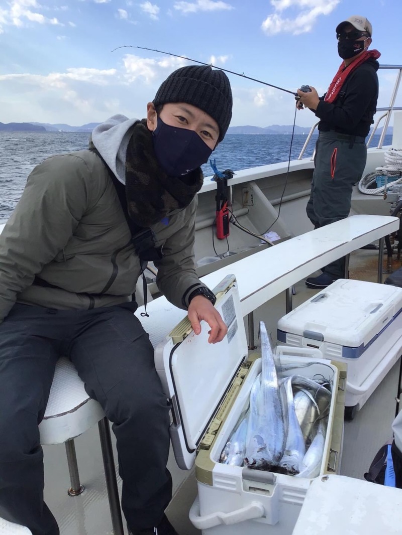 大阪府泉佐野洲本沖 上丸の船釣りでタチウオ釣果