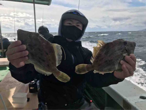 和歌山県加太 三邦丸の船釣りでカワハギ・ガシラ釣果
