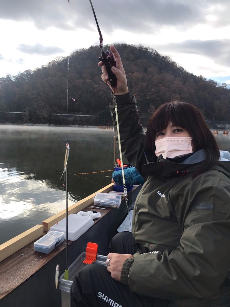 兵庫県三田市の青野ダムでわかさぎ釣果