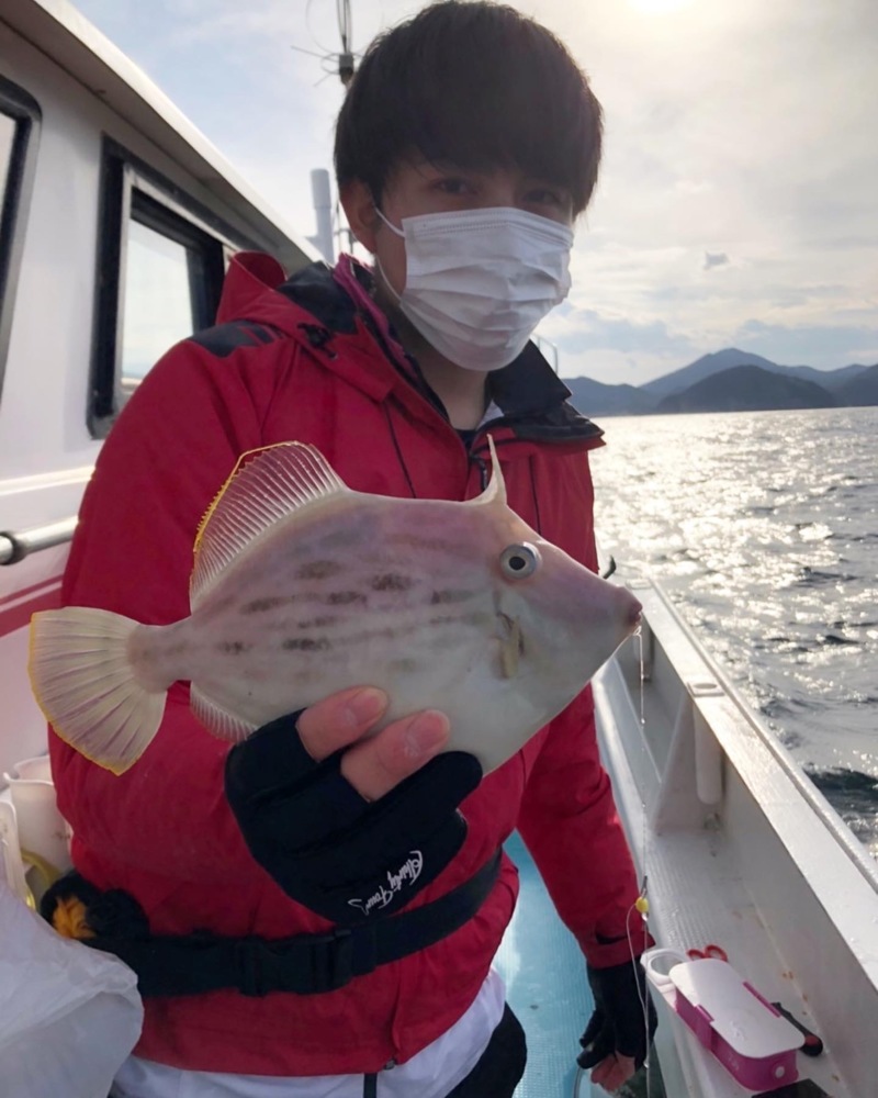 徳島県阿南市 水天丸の船釣りでカワハギ釣果