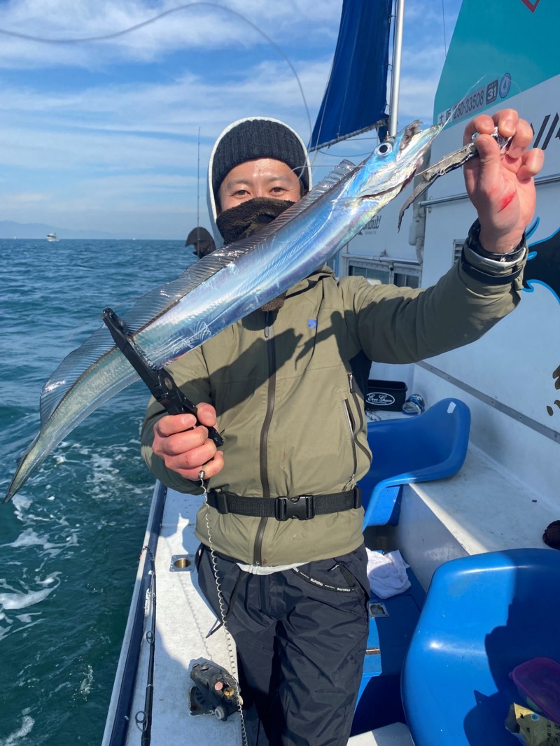 大阪府泉佐野の船釣りで太刀魚釣果