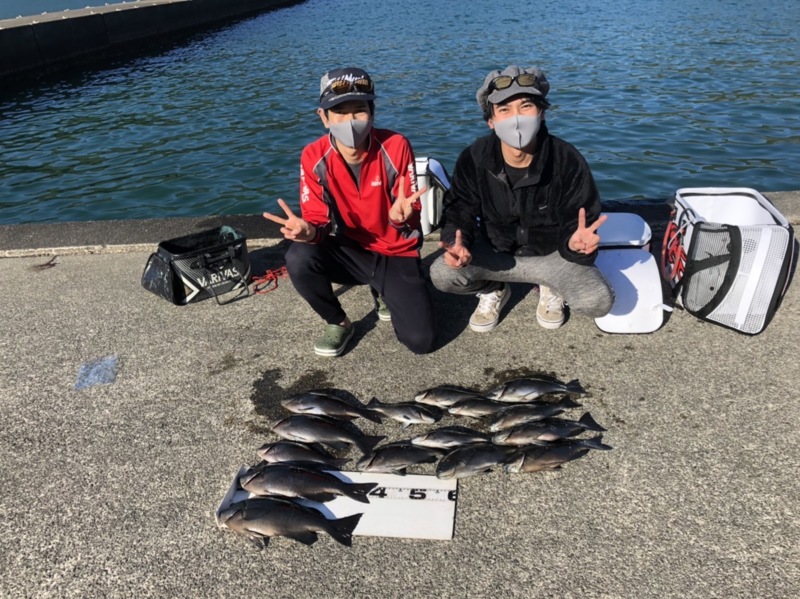 三重県熊野市新鹿のフカセ釣りでグレ釣果