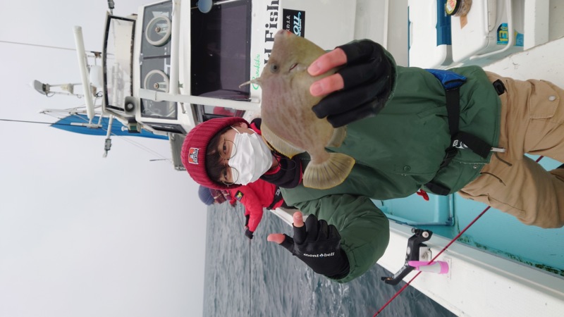 徳島県阿南市 水天丸の船釣りでカワハギ釣果