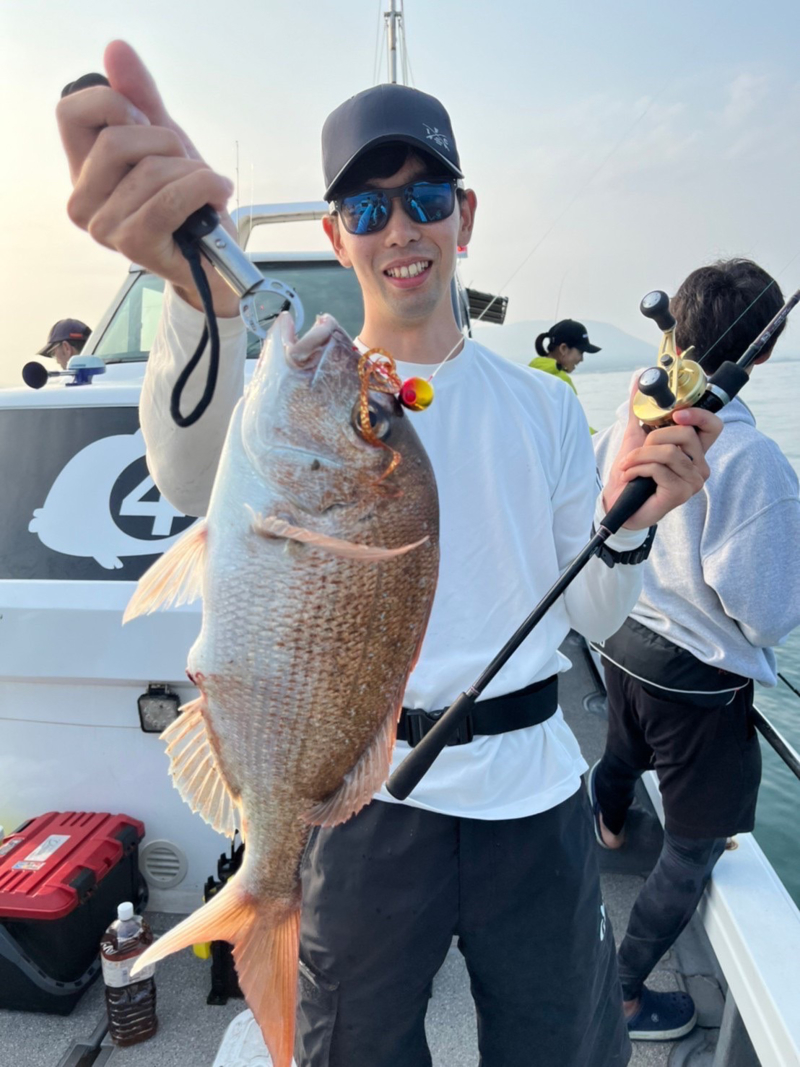 初めて釣れた!タイラバin高松