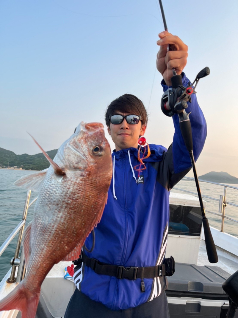 初めて釣れた!タイラバin高松