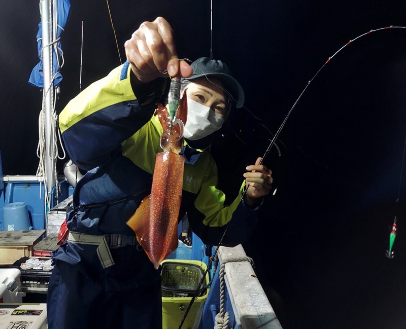 小浜でイカメタル!