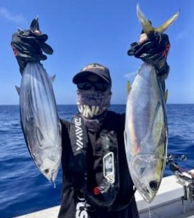 波浪ブイのカツオ釣り