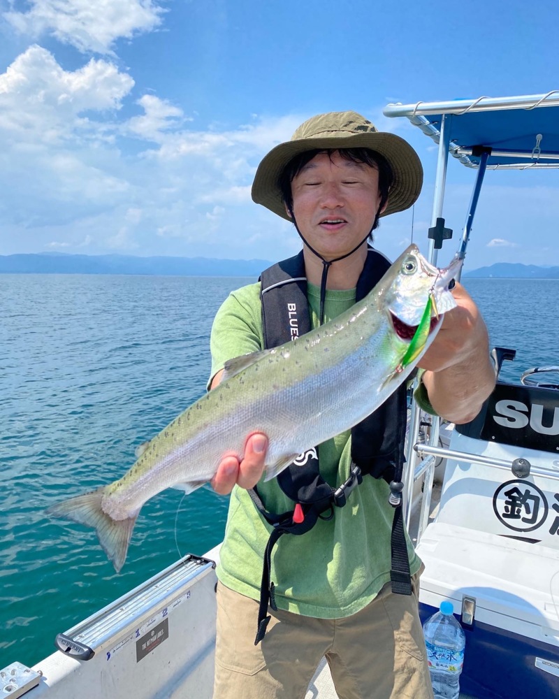 琵琶湖の宝石 琵琶鱒ジギング